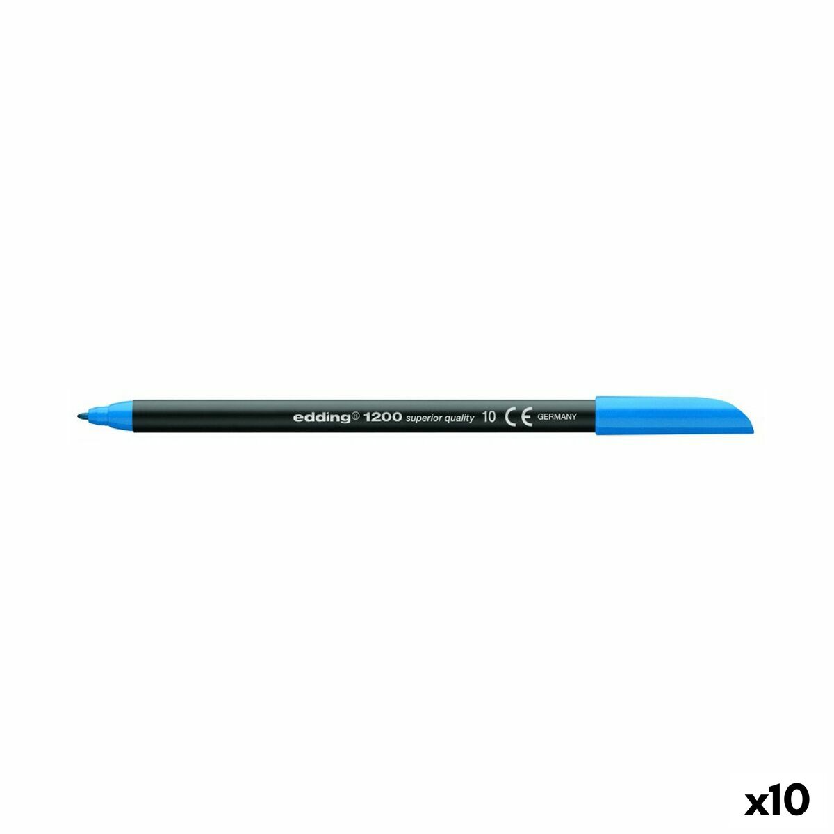 Cariocă Edding 1200 Metallic Albastru (10 Unități) - Birou și papetărie, Pixuri, creioane și articole de scris