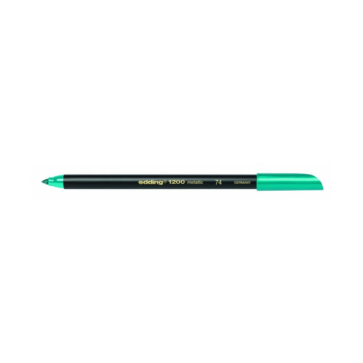 Cariocă Edding 1200 Metallic Verde (10 Unități) - Birou și papetărie, Pixuri, creioane și articole de scris