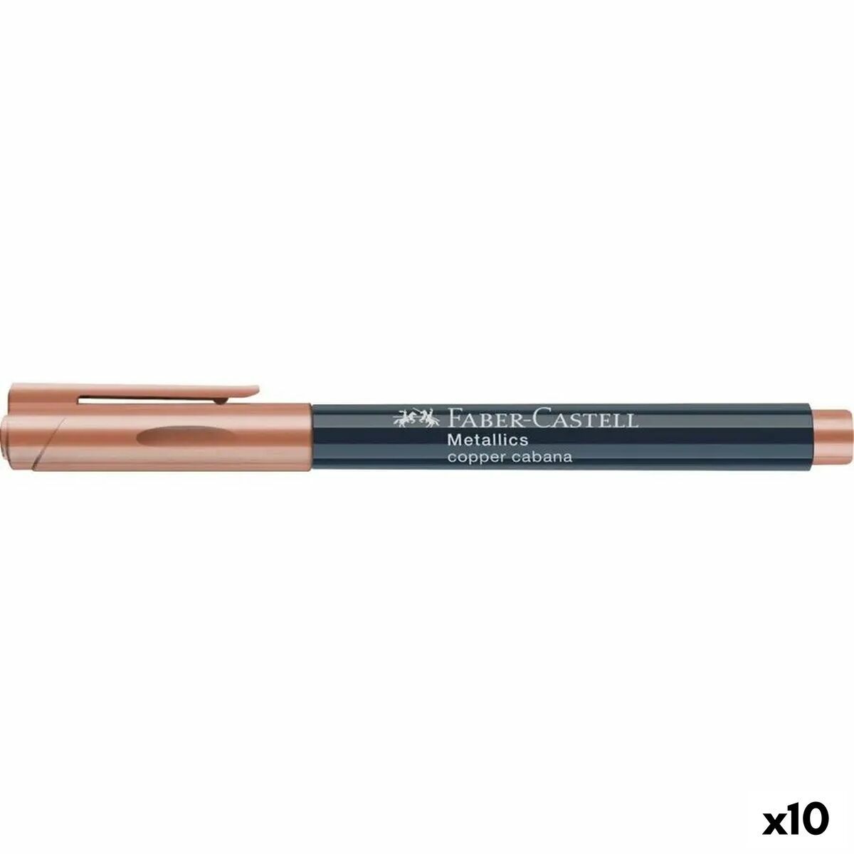 Cariocă Faber-Castell Metallics Copper Cabana (10 Unități) - Birou și papetărie, Pixuri, creioane și articole de scris