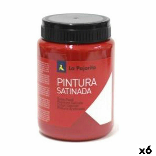 Tempera La Pajarita L-07 Vermilion 6 Piese Roșu Şcoală Finisaj satinat - Birou și papetărie, Arte și Meserii