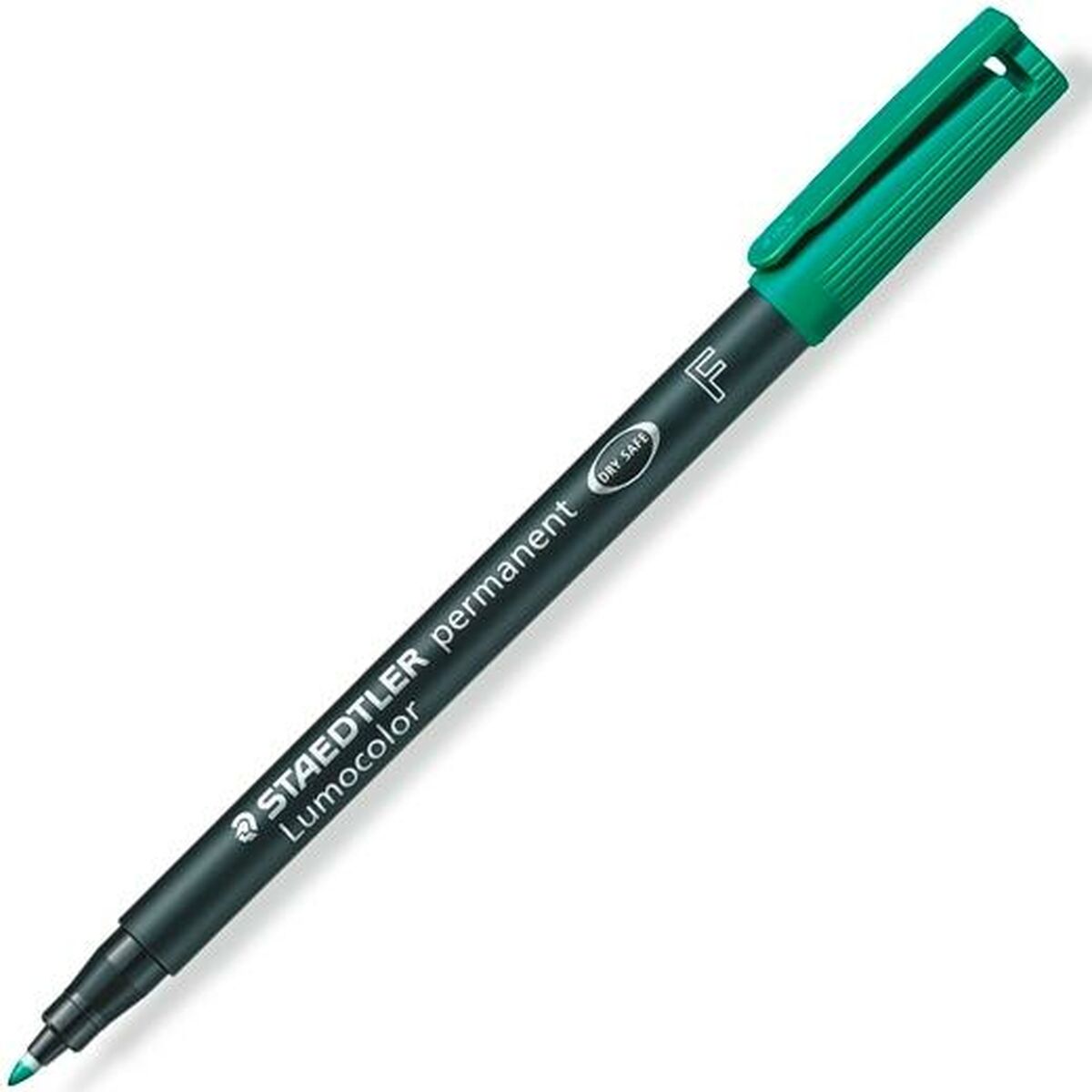 Marker permanent Staedtler Lumocolor 318 F Verde (10 Unități) - Birou și papetărie, Pixuri, creioane și articole de scris
