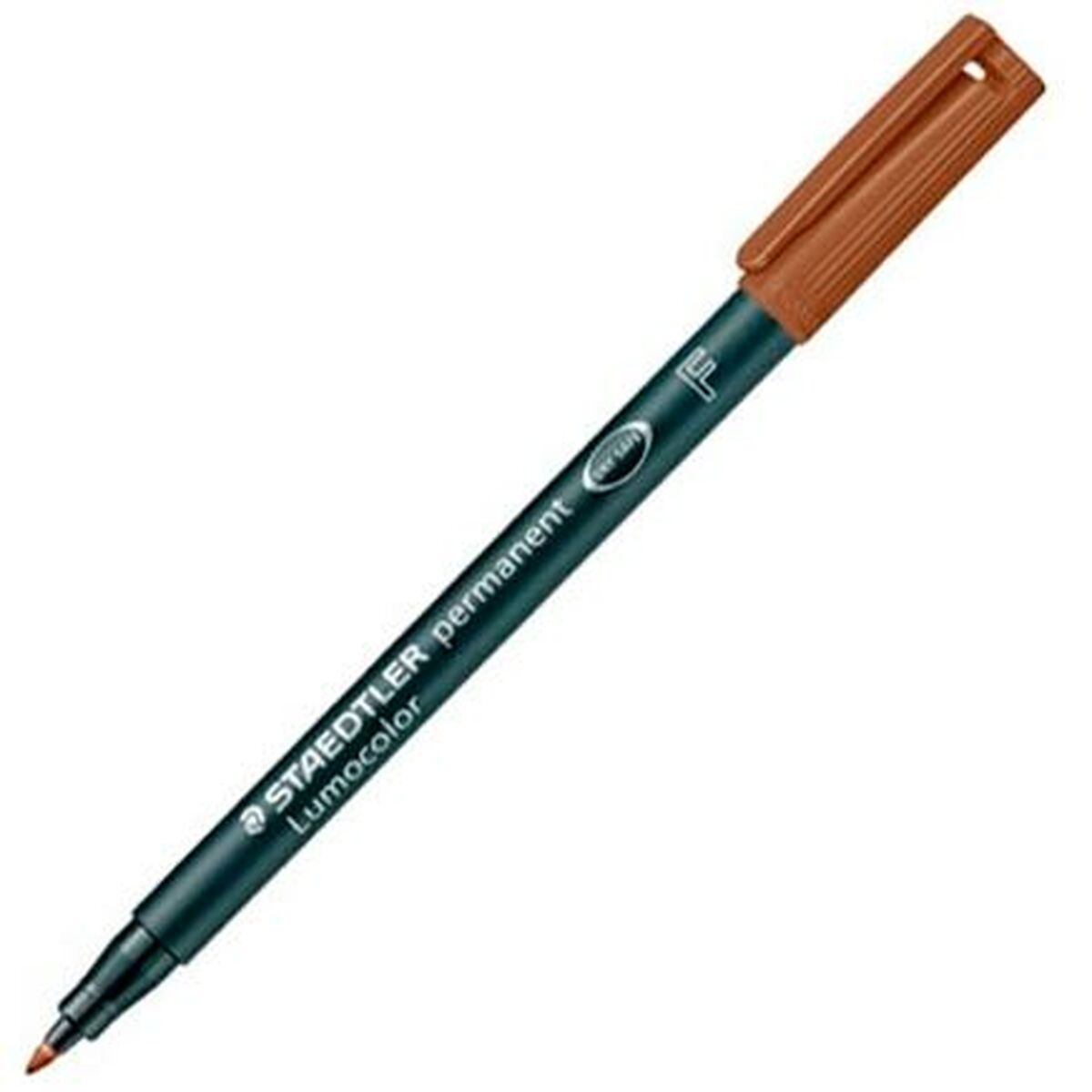 Marker permanent Staedtler Lumocolor Maro (10 Unități) - Birou și papetărie, Pixuri, creioane și articole de scris