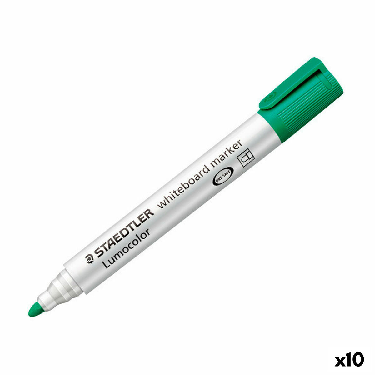 Marker pentru tablă albă Staedtler Lumocolor Tablă albă 8 Piese Verde (10 Unități) - Birou și papetărie, Pixuri, creioane și articole de scris
