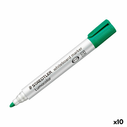 Marker pentru tablă albă Staedtler Lumocolor Tablă albă 8 Piese Verde (10 Unități) - Birou și papetărie, Pixuri, creioane și articole de scris