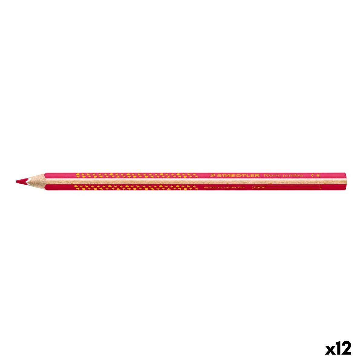 Creioane culori Staedtler Jumbo Noris Roz (12 Unități) - Birou și papetărie, Arte și Meserii