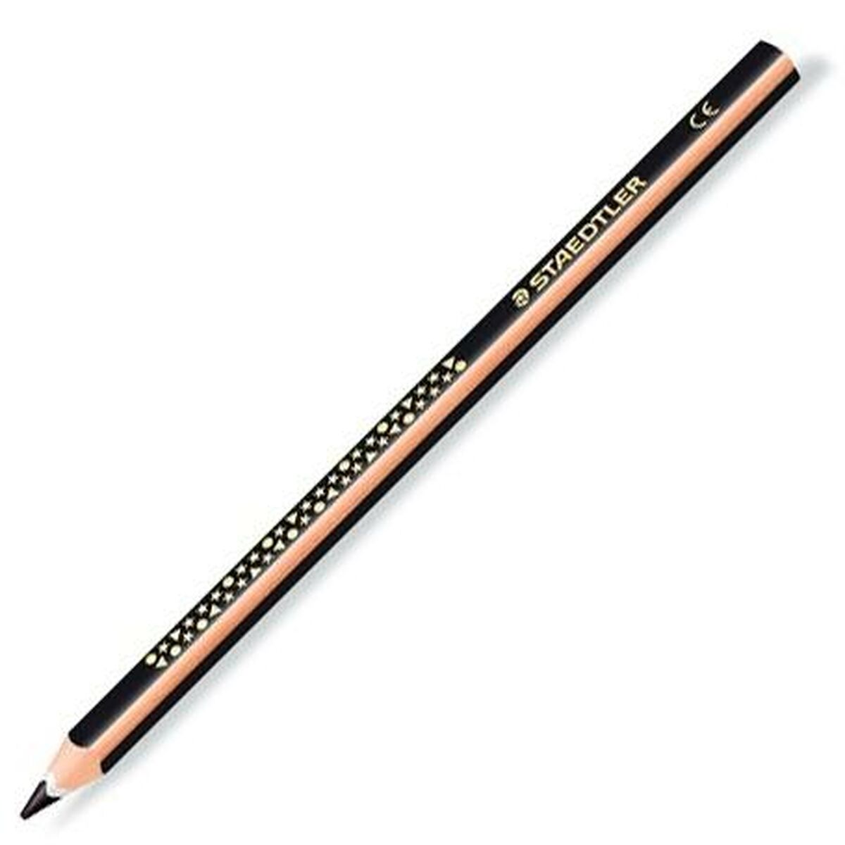 Creioane culori Staedtler Jumbo Noris Negru (12 Unități) - Birou și papetărie, Arte și Meserii