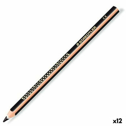 Creioane culori Staedtler Jumbo Noris Negru (12 Unități) - Birou și papetărie, Arte și Meserii