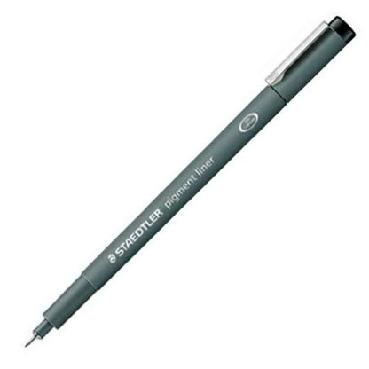 Carioci Staedtler Pigment Line Negru (10 Unități) - Birou și papetărie, Pixuri, creioane și articole de scris