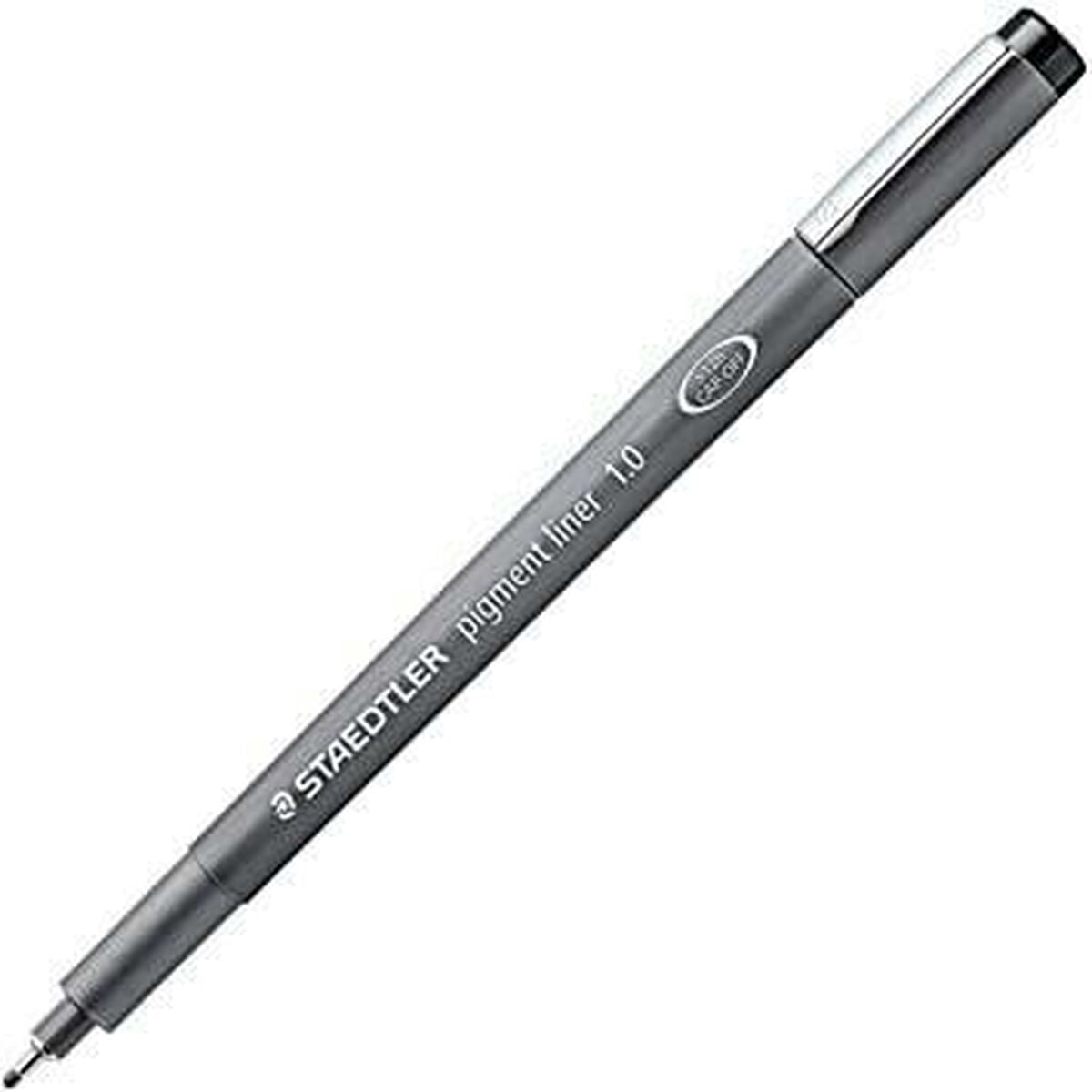 Carioci Staedtler Pigment Line Negru (10 Unități) - Birou și papetărie, Pixuri, creioane și articole de scris
