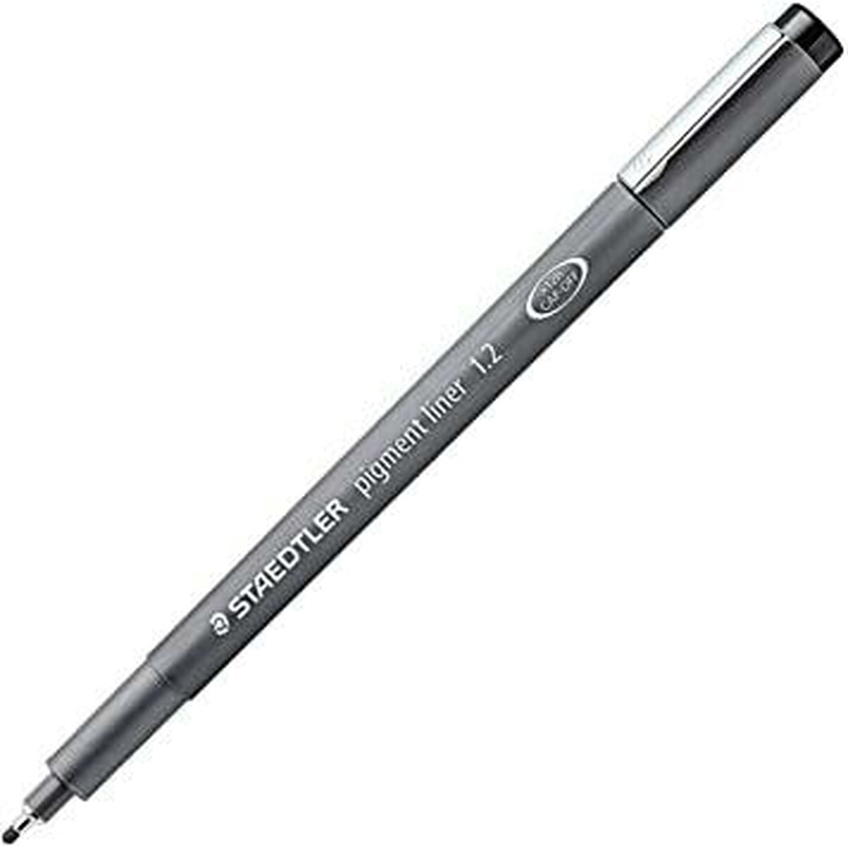 Carioci Staedtler Pigment Line Negru (10 Unități) - Birou și papetărie, Pixuri, creioane și articole de scris