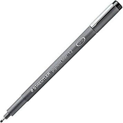 Carioci Staedtler Pigment Line Negru (10 Unități) - Birou și papetărie, Pixuri, creioane și articole de scris