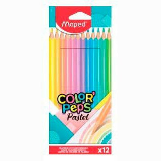 Creioane culori Maped Color' Peps Multicolor 12 Piese (12 Unități) - Birou și papetărie, Arte și Meserii