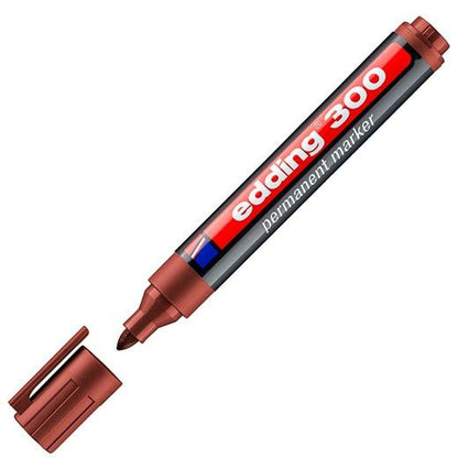 Marker permanent Edding 300 Maro (10 Unități) - Birou și papetărie, Pixuri, creioane și articole de scris