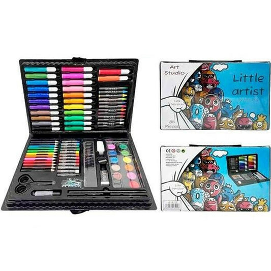 Set de pictură Alex Bog Little Artist 86 Piese Servietă Multicolor - Birou și papetărie, Arte și Meserii