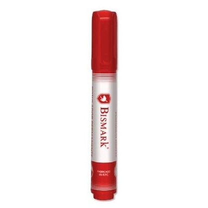 Marker permanent Bismark Roșu 1,5 mm (12 Unități) - Birou și papetărie, Pixuri, creioane și articole de scris