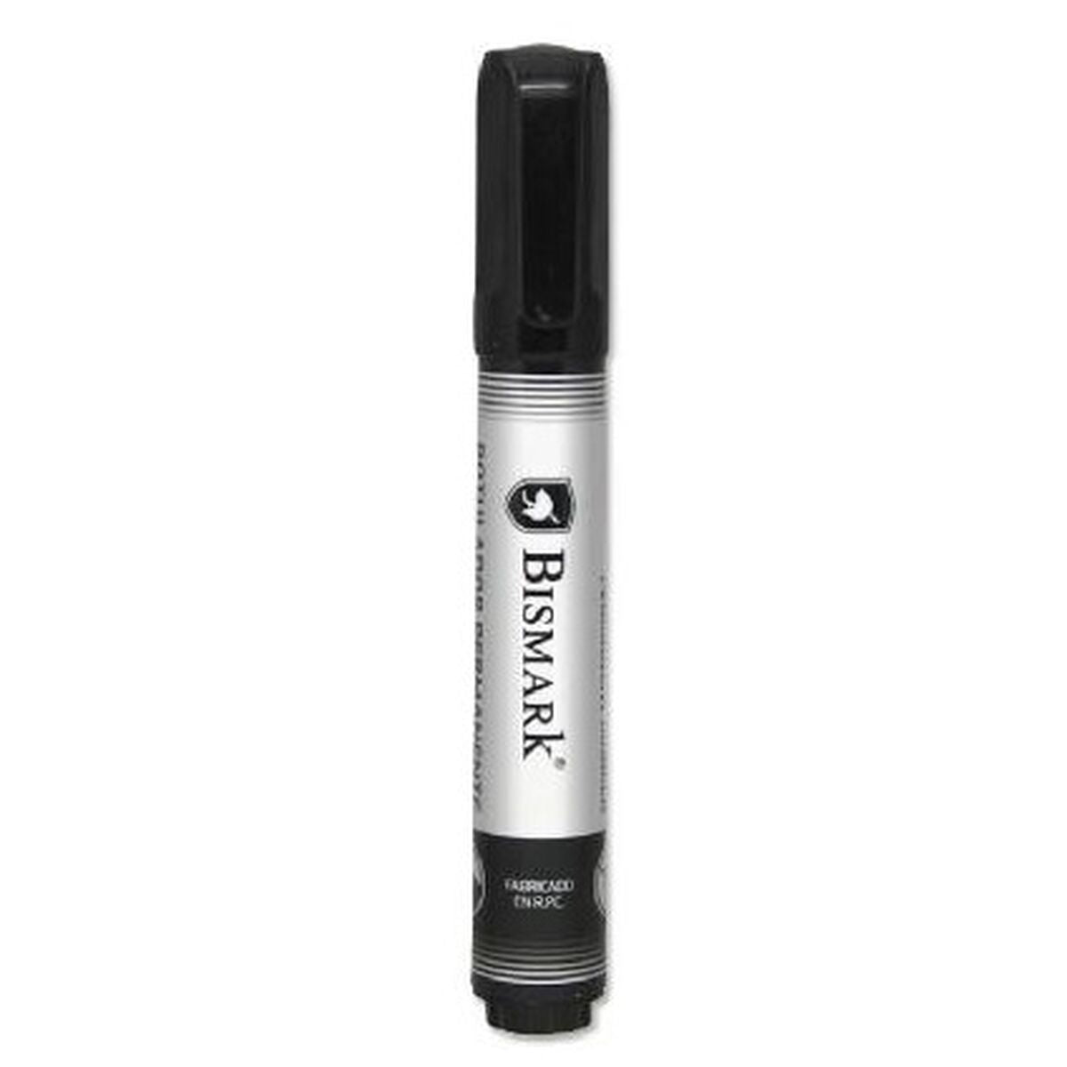 Marker permanent Bismark Negru 1,5 mm (12 Unități) - Birou și papetărie, Pixuri, creioane și articole de scris