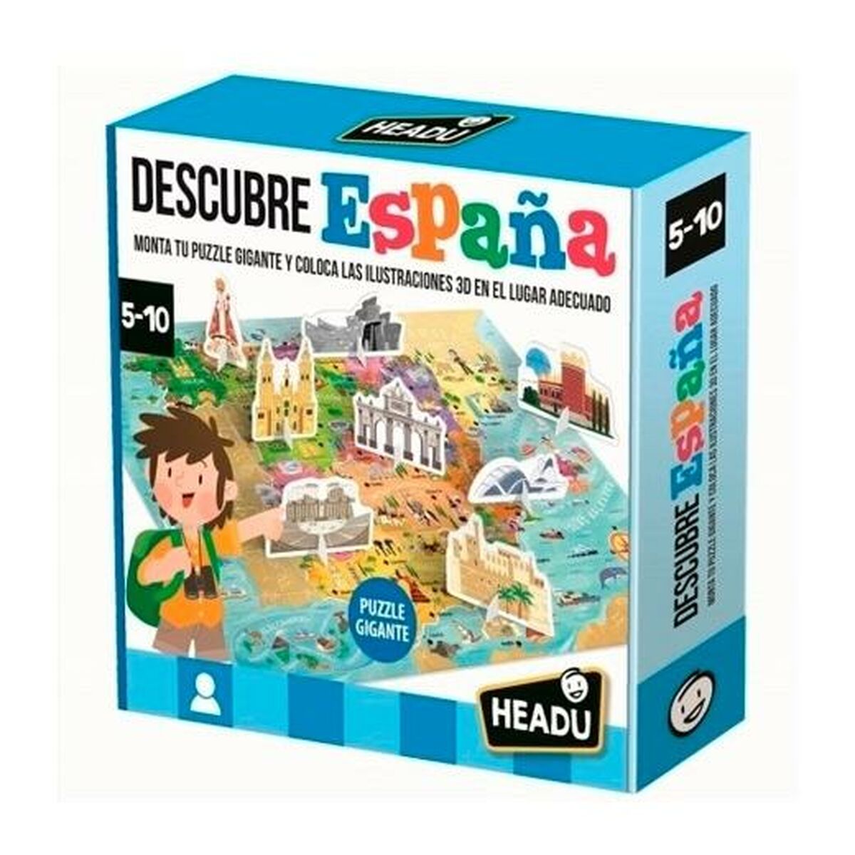 Joc Educativ HEADU Descubre España (4 Unități) - Jucarii si jocuri, Jocuri și accesorii