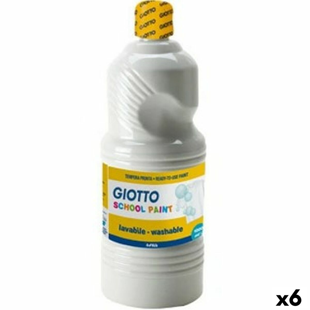 Tempera Giotto Alb 1 L (6 Unități) - Birou și papetărie, Arte și Meserii