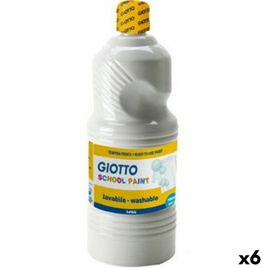 Tempera Giotto Alb 1 L (6 Unități) - Birou și papetărie, Arte și Meserii