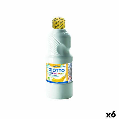 Tempera Giotto Alb 500 ml (6 Unități) - Birou și papetărie, Arte și Meserii