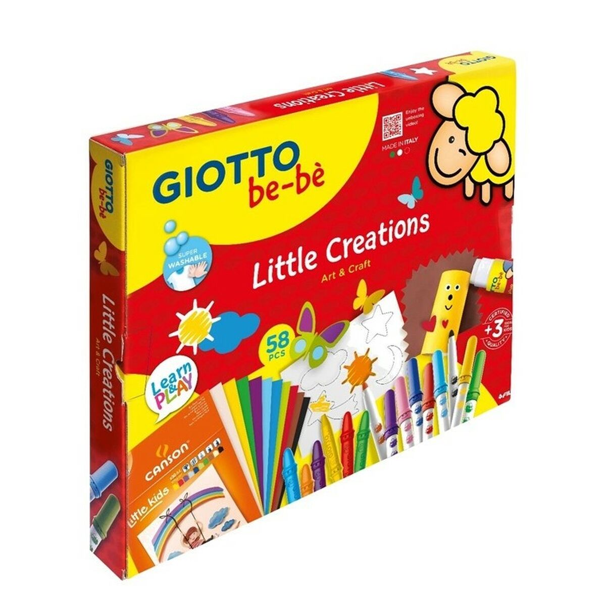 Set pentru desen Giotto BE-BÉ Little Creations Multicolor (6 Unități) - Jucarii si jocuri, Activități creative