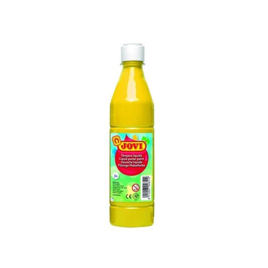 Tempera Jovi Galben 500 ml (12 Unități) - Birou și papetărie, Arte și Meserii