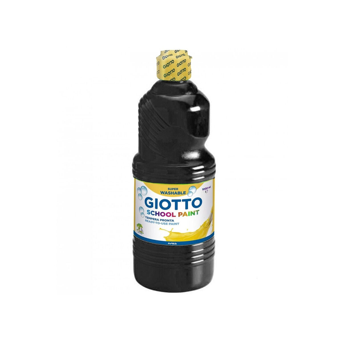 Tempera Giotto Negru 1 L (6 Unități) - Birou și papetărie, Arte și Meserii