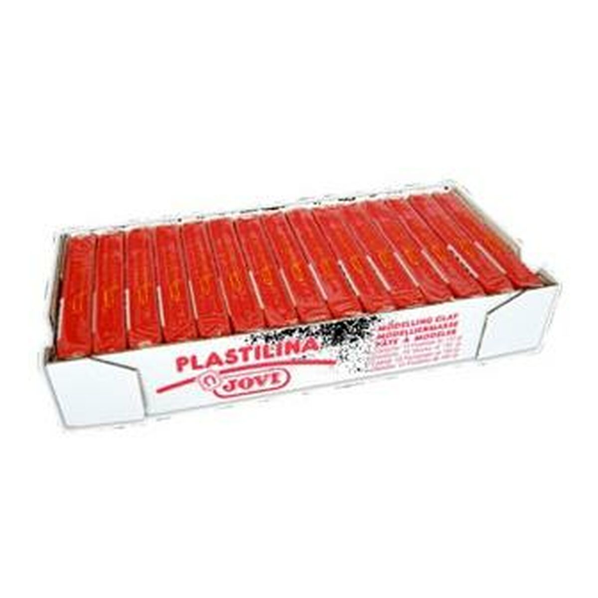Plastilină Jovi Roșu 150 g 15 Piese (4 Unități) - Jucarii si jocuri, Activități creative