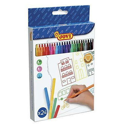 Set de Carioci Jovi Multicolor 24 Piese (12 Unități) - Birou și papetărie, Pixuri, creioane și articole de scris