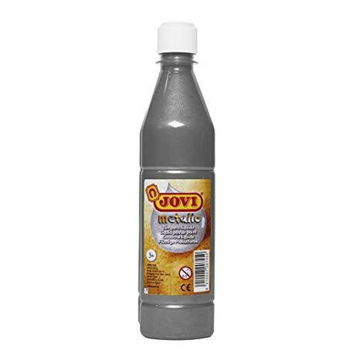 Tempera Jovi Argintiu 500 ml Metalizat (6 Unități) - Birou și papetărie, Arte și Meserii