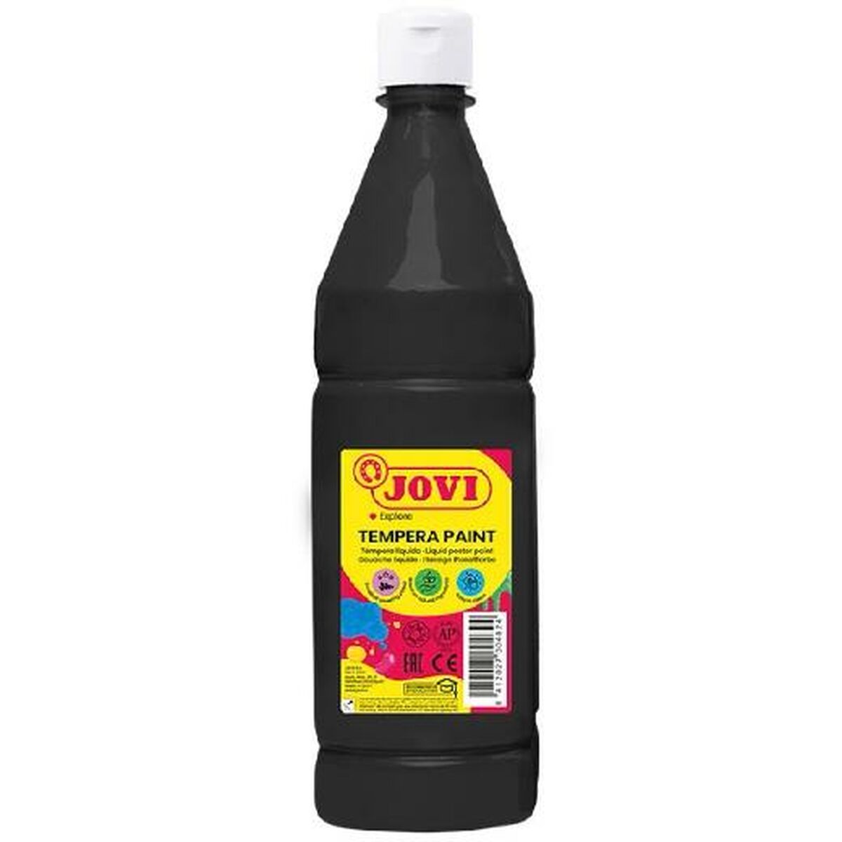 Tempera Jovi Negru 1 L (6 Unități) - Birou și papetărie, Arte și Meserii