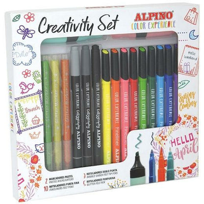 Set de Carioci Alpino CREATIVITY COLOR EXPERIENCE Multicolor 20 Piese (8 Unități) - Birou și papetărie, Pixuri, creioane și articole de scris