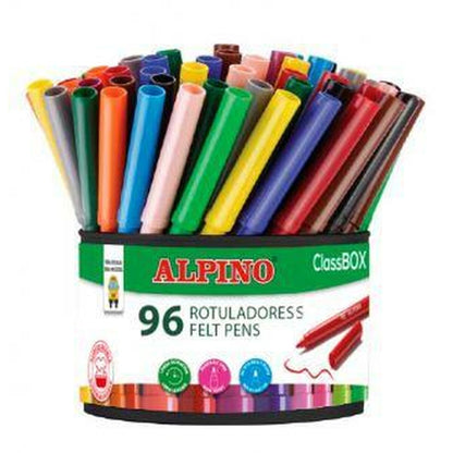 Set de Carioci Alpino CLASSBOX Multicolor (12 Unități) - Birou și papetărie, Pixuri, creioane și articole de scris