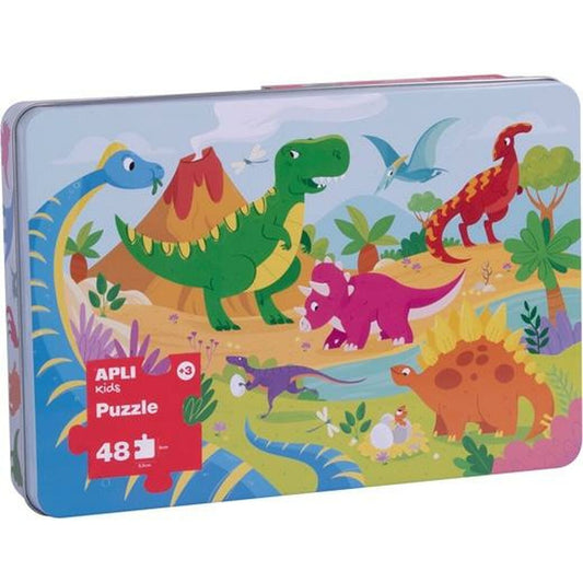 Puzzle Apli 48 x 32 cm Dinozauri 48 Piese (8 Unități) - Jucarii si jocuri, Puzzle-uri și puzzle-uri
