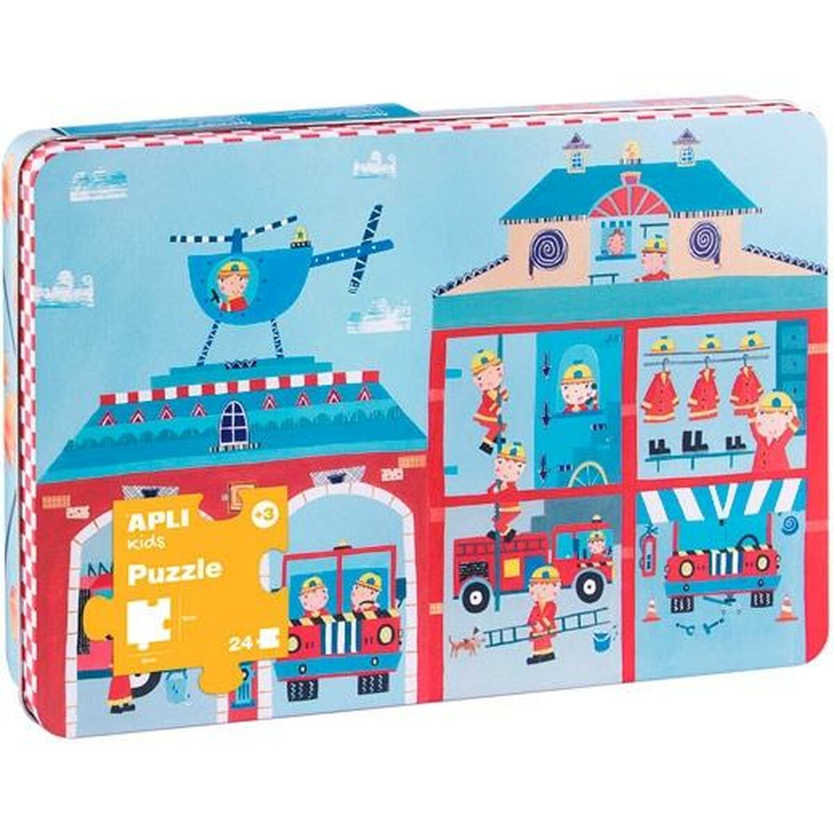 Puzzle Apli 48 x 32 cm Pompier 24 Piese (8 Unități) - Jucarii si jocuri, Puzzle-uri și puzzle-uri