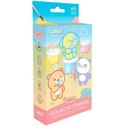 Set de pictură în guașă Jovi KAWAII 35 ml 6 Piese (6 Unități) - Birou și papetărie, Arte și Meserii