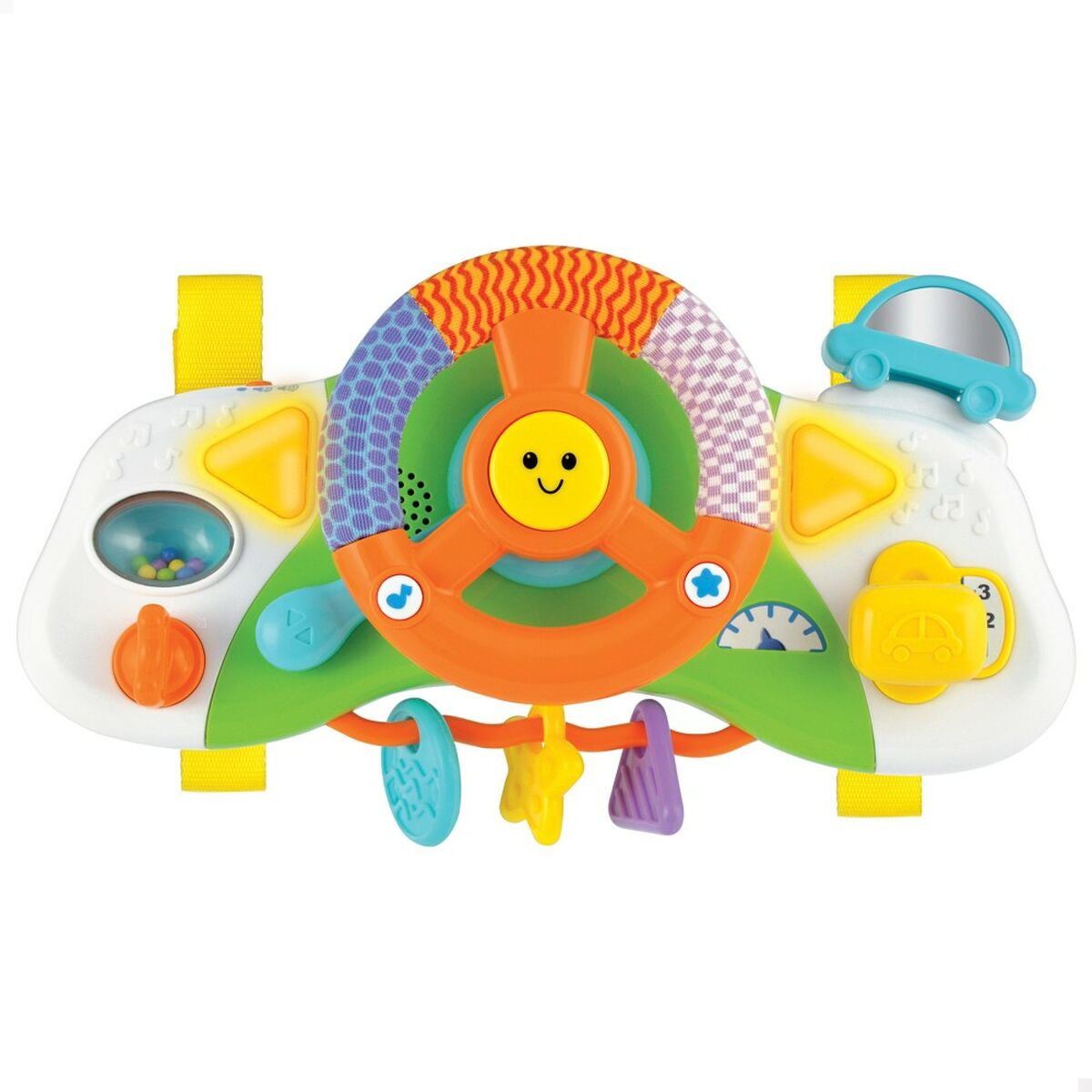 Volan pentru cărucior Winfun 27,5 x 15,5 x 7,5 cm (4 Unități) - Bebelus, Jucăriile copilăriei timpurii