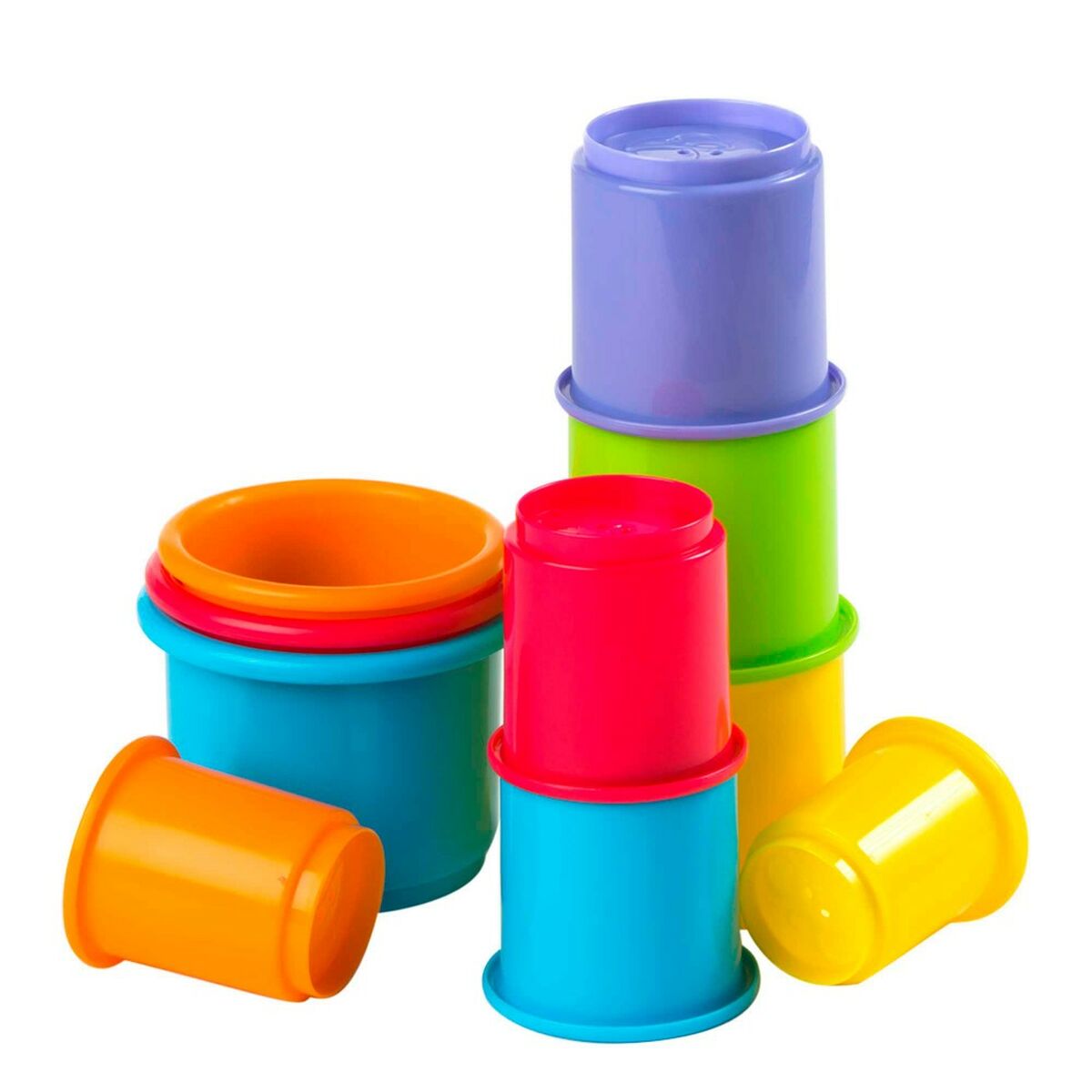 Joc de Îndemânare pentru Bebeluși PlayGo 10 Piese 7 x 27 x 7 cm (6 Unități) - Bebelus, Jucăriile copilăriei timpurii