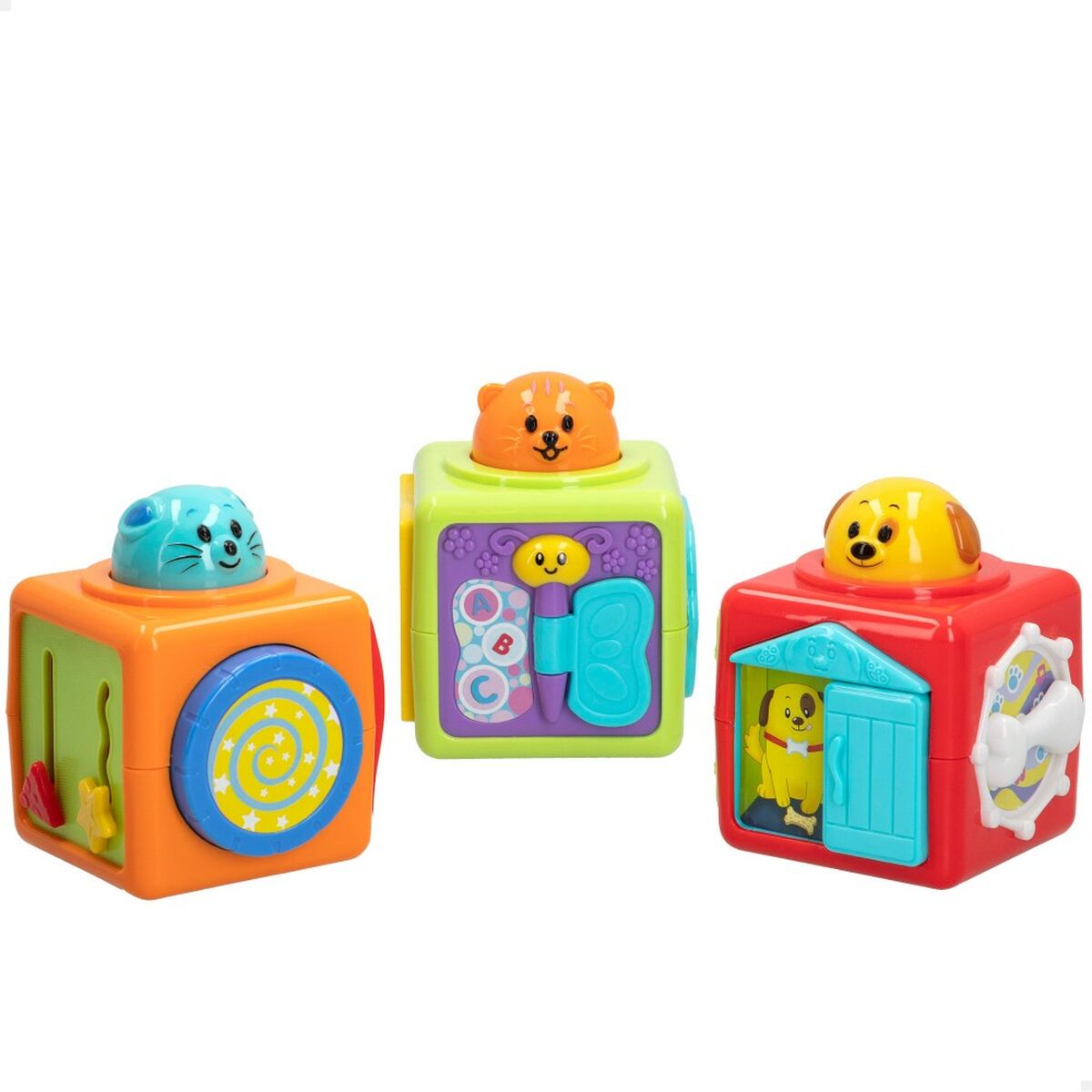 Joc de Îndemânare pentru Bebeluși Winfun 3 Piese 8 x 24,5 x 8 cm (6 Unități) - Bebelus, Jucăriile copilăriei timpurii