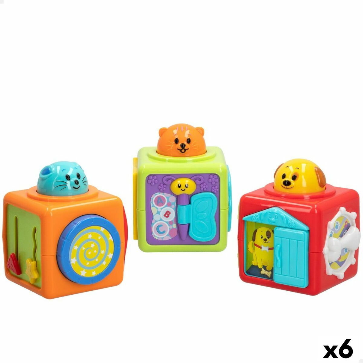 Joc de Îndemânare pentru Bebeluși Winfun 3 Piese 8 x 24,5 x 8 cm (6 Unități) - Bebelus, Jucăriile copilăriei timpurii