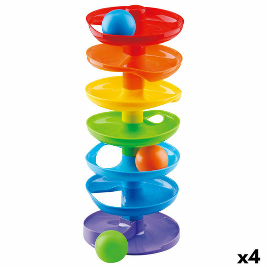 Spirală de Activități PlayGo Rainbow 4 Unități 15 x 37 x 15,5 cm - Bebelus, Jucăriile copilăriei timpurii