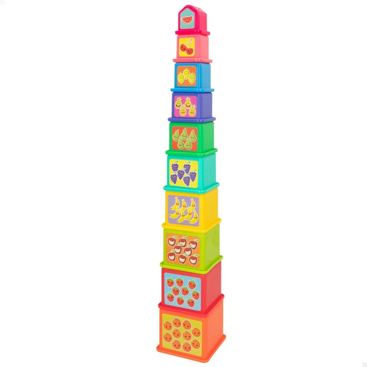 Blocuri Stivuibile PlayGo 4 Unități 10,2 x 50,8 x 10,2 cm - Bebelus, Jucăriile copilăriei timpurii