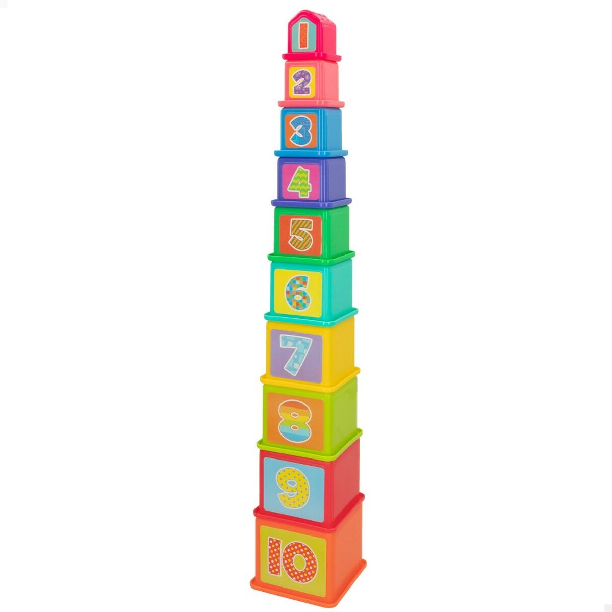Blocuri Stivuibile PlayGo 4 Unități 10,2 x 50,8 x 10,2 cm - Bebelus, Jucăriile copilăriei timpurii