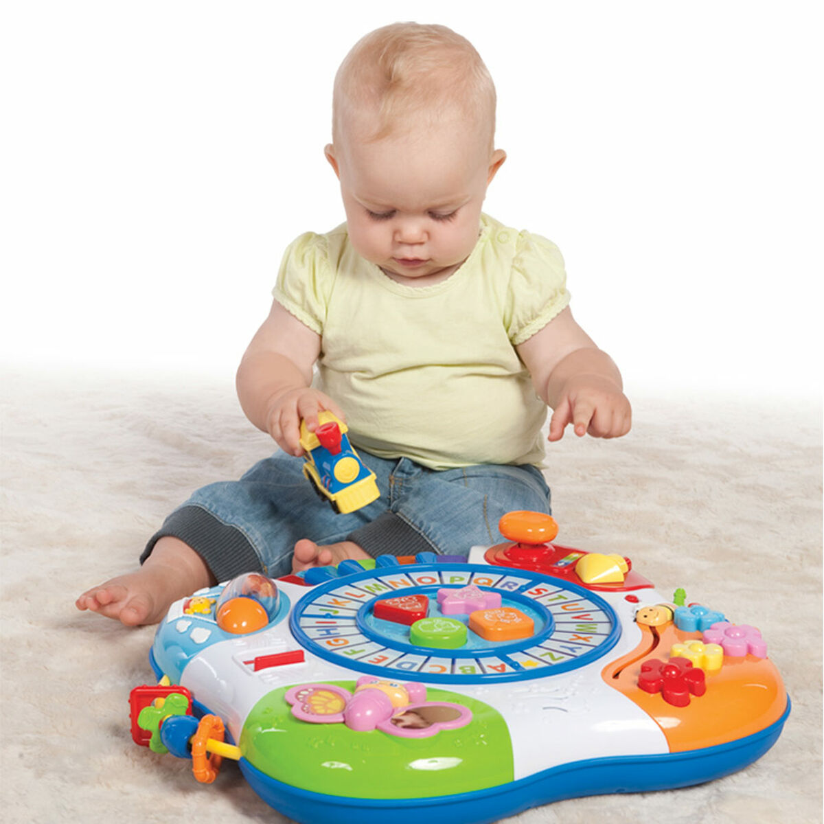 Centru de activităţi Winfun Train & Piano 2 Unități 42 x 34 x 37,7 cm - Bebelus, Jucăriile copilăriei timpurii