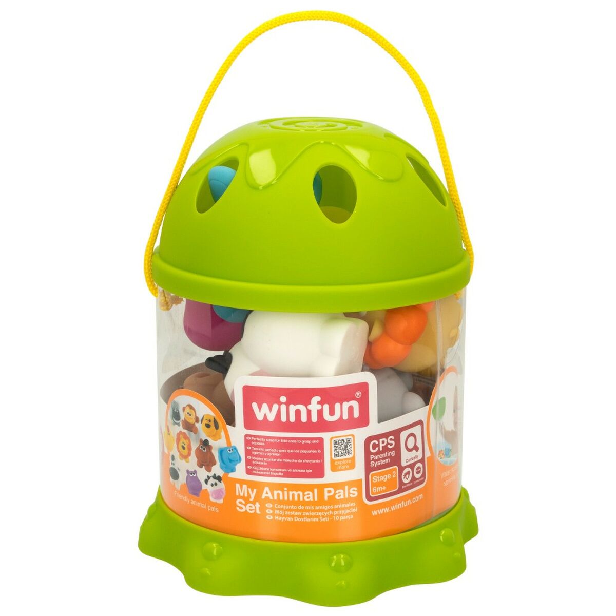 Set de Animale de Fermă Winfun Plastic 10 Piese 6 x 5,5 x 5 cm (6 Unități) - Bebelus, Jucăriile copilăriei timpurii