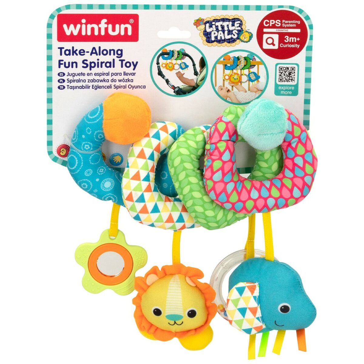 Zornăitoare Winfun 20 x 20 x 9 cm (6 Unități) - Bebelus, Jucăriile copilăriei timpurii