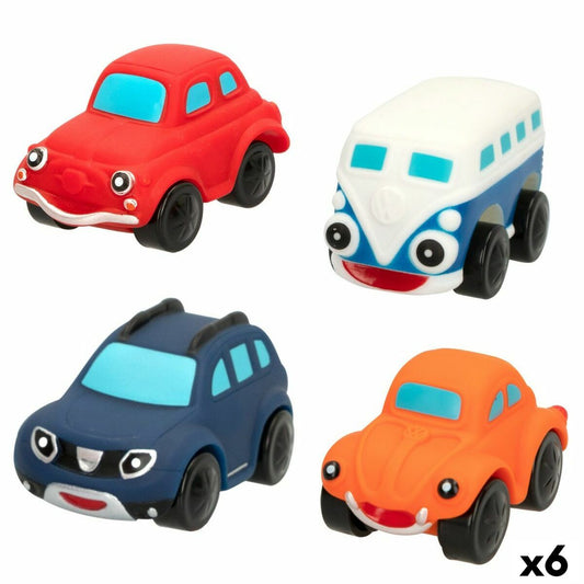 Set mașini Motor Town 4 Piese 7,5 x 4,5 x 5 cm (6 Unități) - Bebelus, Jucăriile copilăriei timpurii