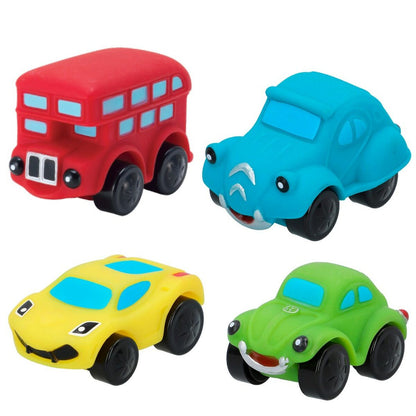 Set mașini Motor Town 4 Piese 7,5 x 4,5 x 5 cm (6 Unități) - Bebelus, Jucăriile copilăriei timpurii
