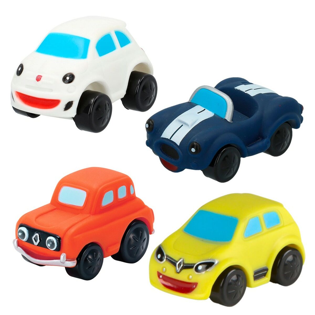 Set mașini Motor Town 4 Piese 7,5 x 4,5 x 5 cm (6 Unități) - Bebelus, Jucăriile copilăriei timpurii