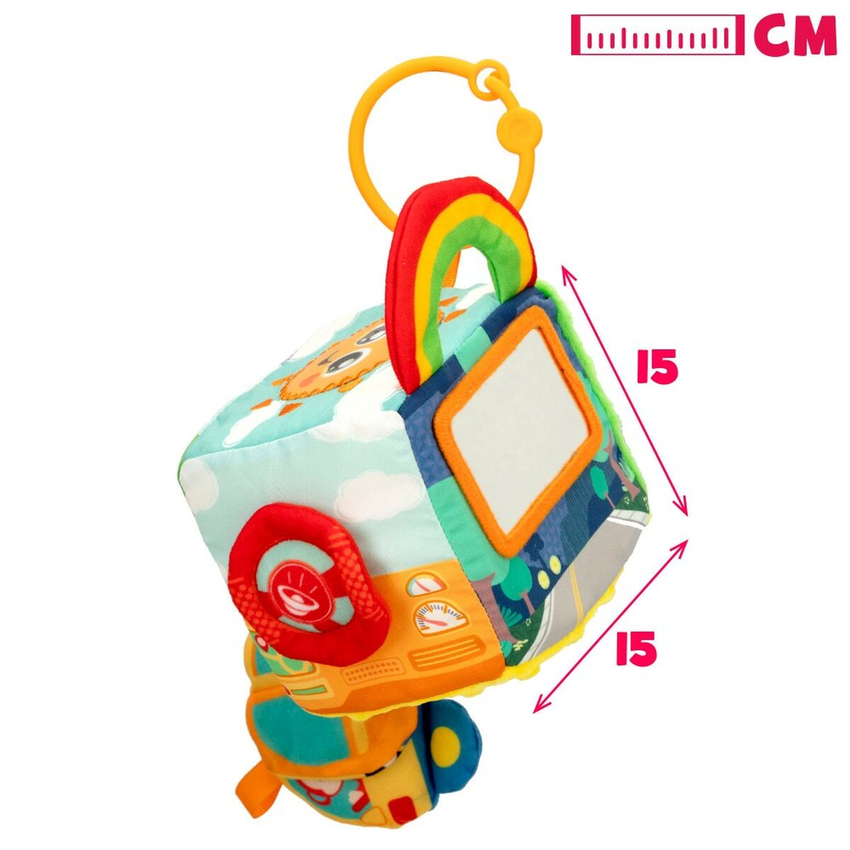 Carusel pentru Pătuț Winfun Pânză Plastic 11,5 x 11,5 x 11,5 cm (6 Unități) - Bebelus, Dormitor